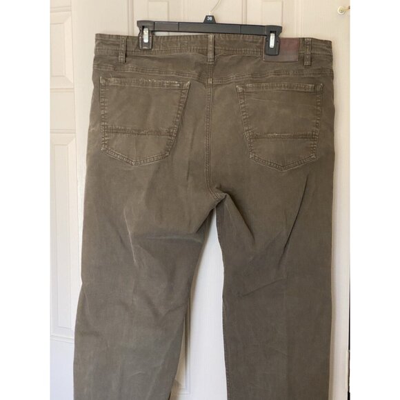Orvis 5 Pocket Pants Men's 40x30 Greenish Brown Color Relaxed Fit Cotton - Picture 6 of 10